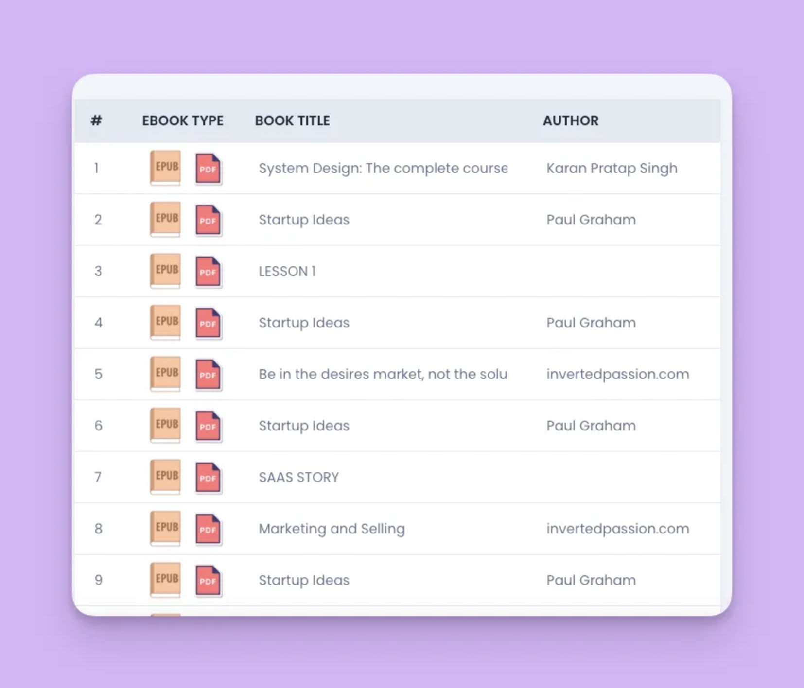 Ebookany 3 - library