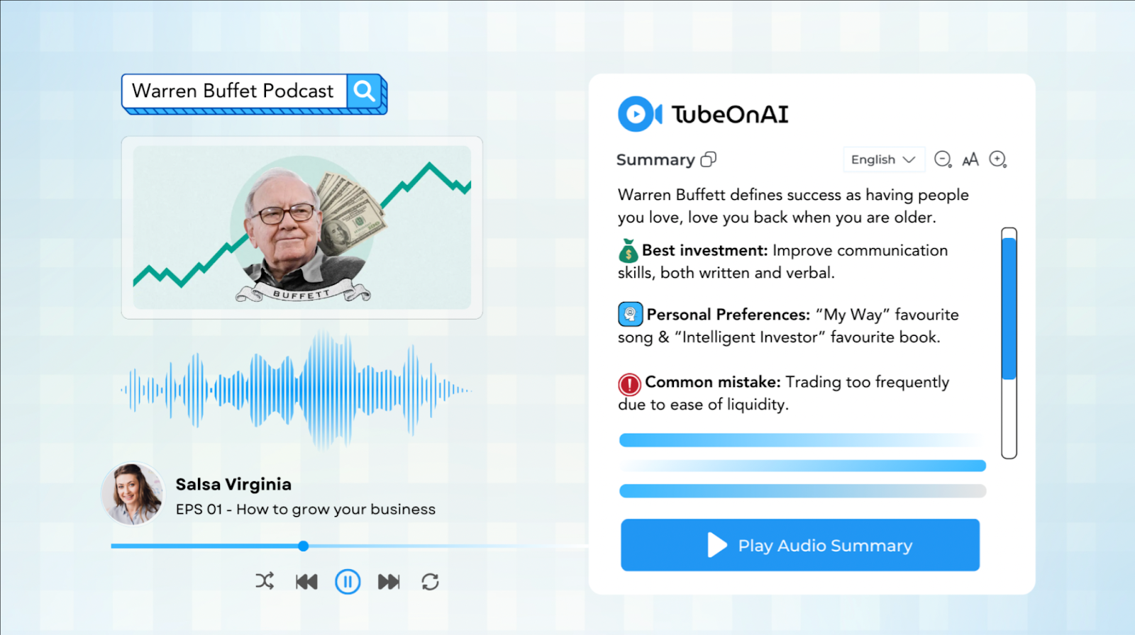 TubeOnAI 3 - Sumarize and create content